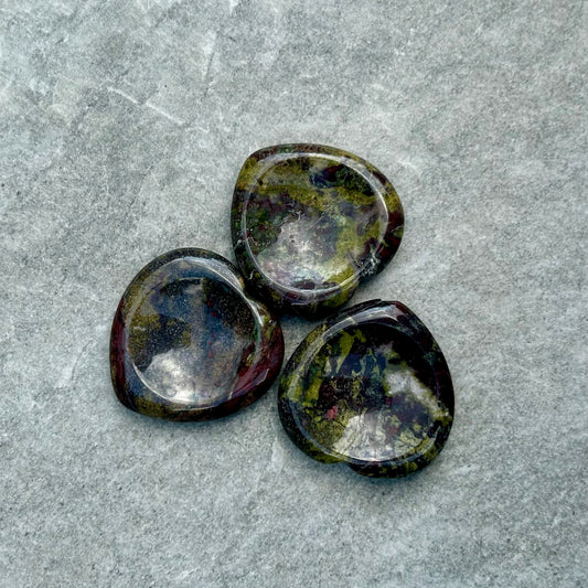Dragons Blood Heart Worry Stone