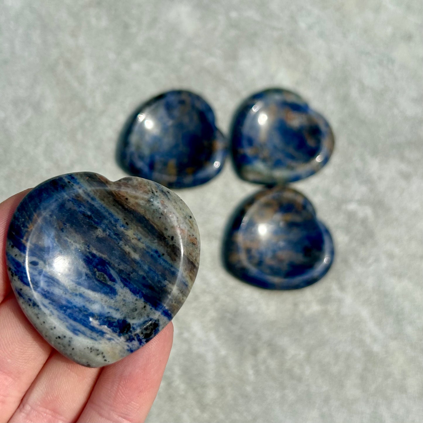 Sodalite Herat Worry Stone