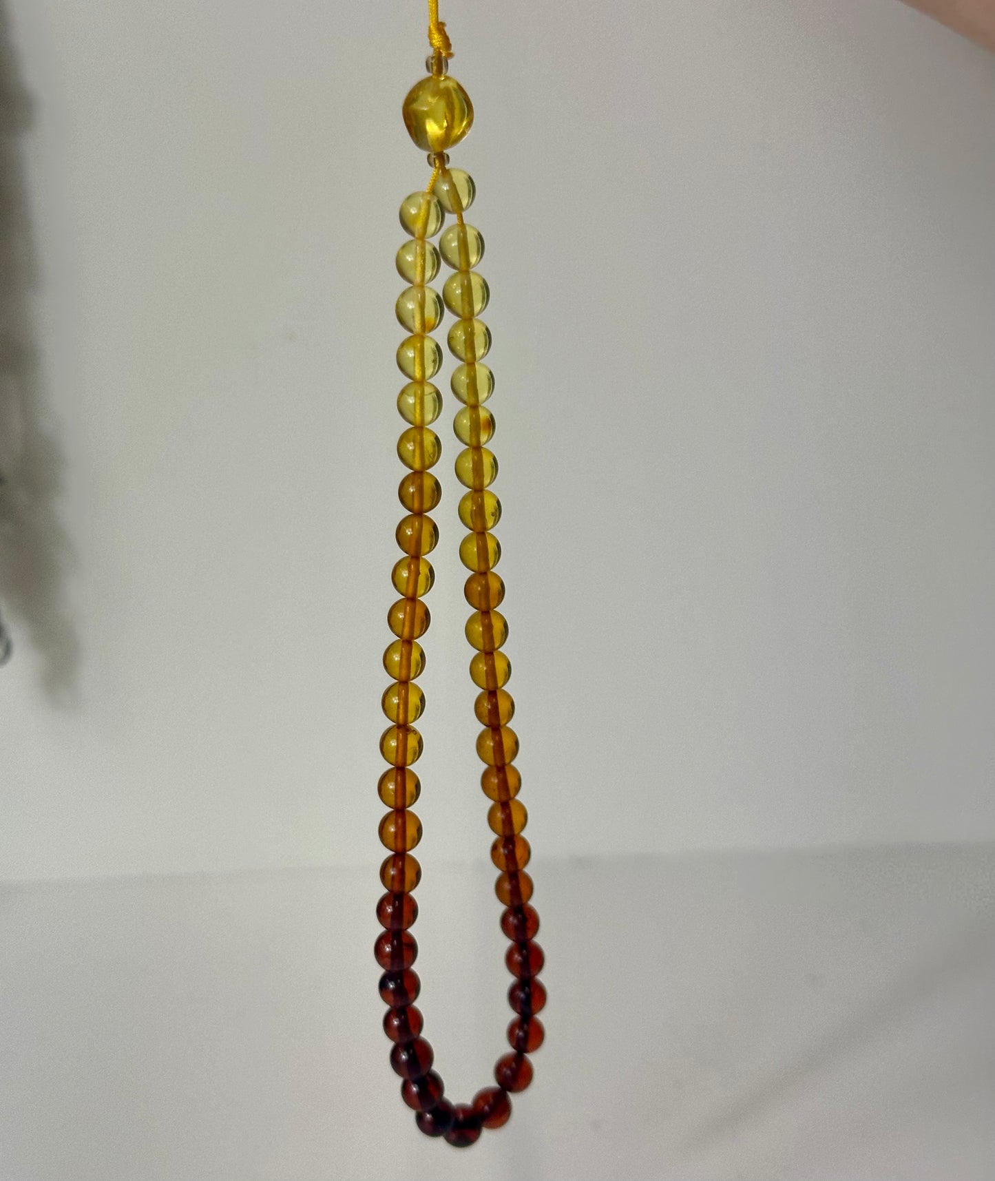 Natural Amber Ombré Phone Charm