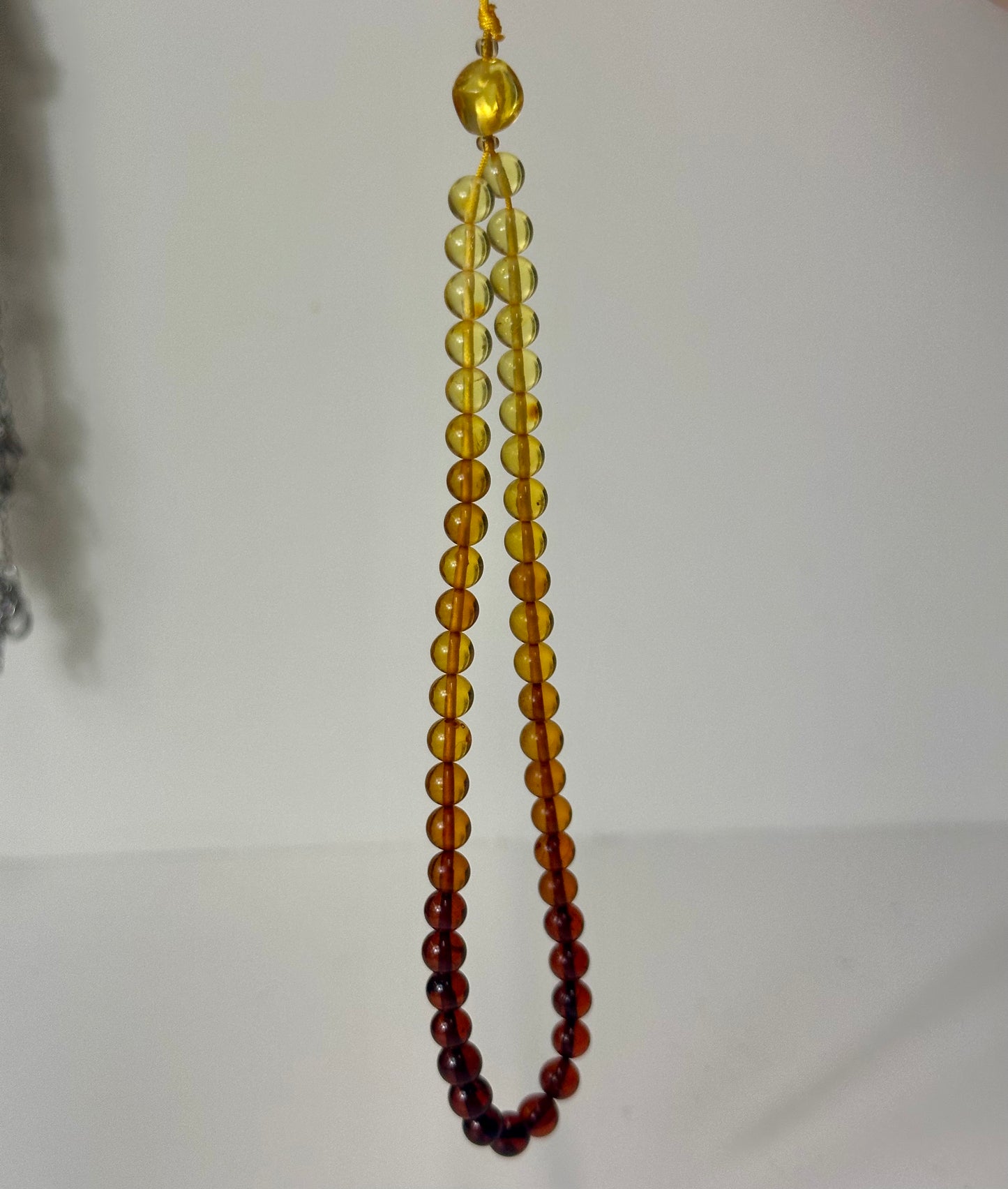 Natural Amber Ombré Phone Charm