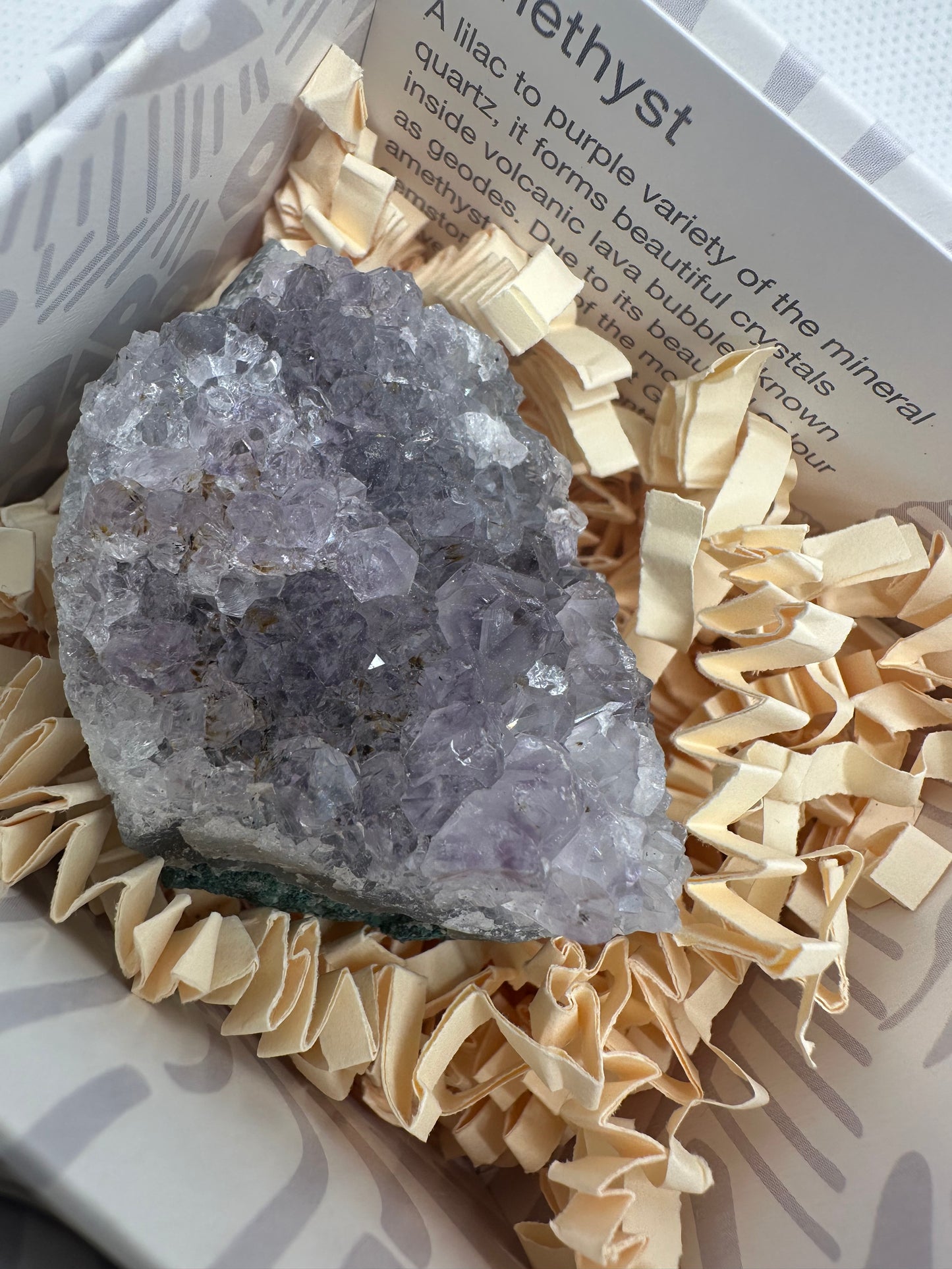 Amethyst Clusters in Gift Box