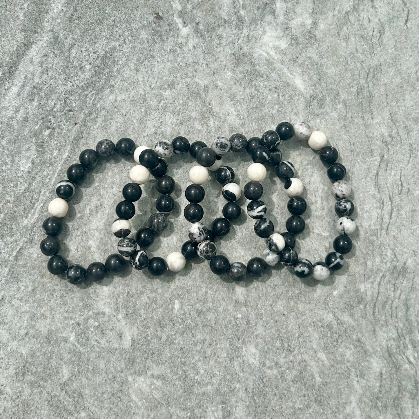 Zebra Jasper Bracelet 10mm