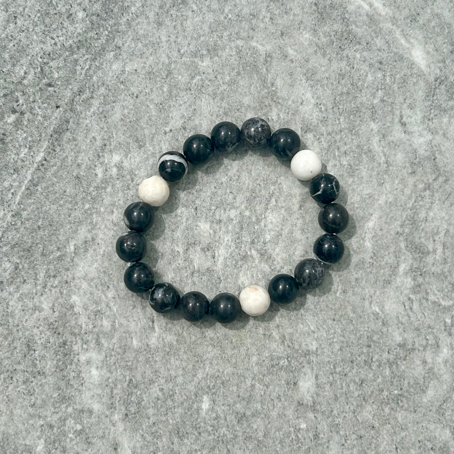 Zebra Jasper Bracelet 10mm