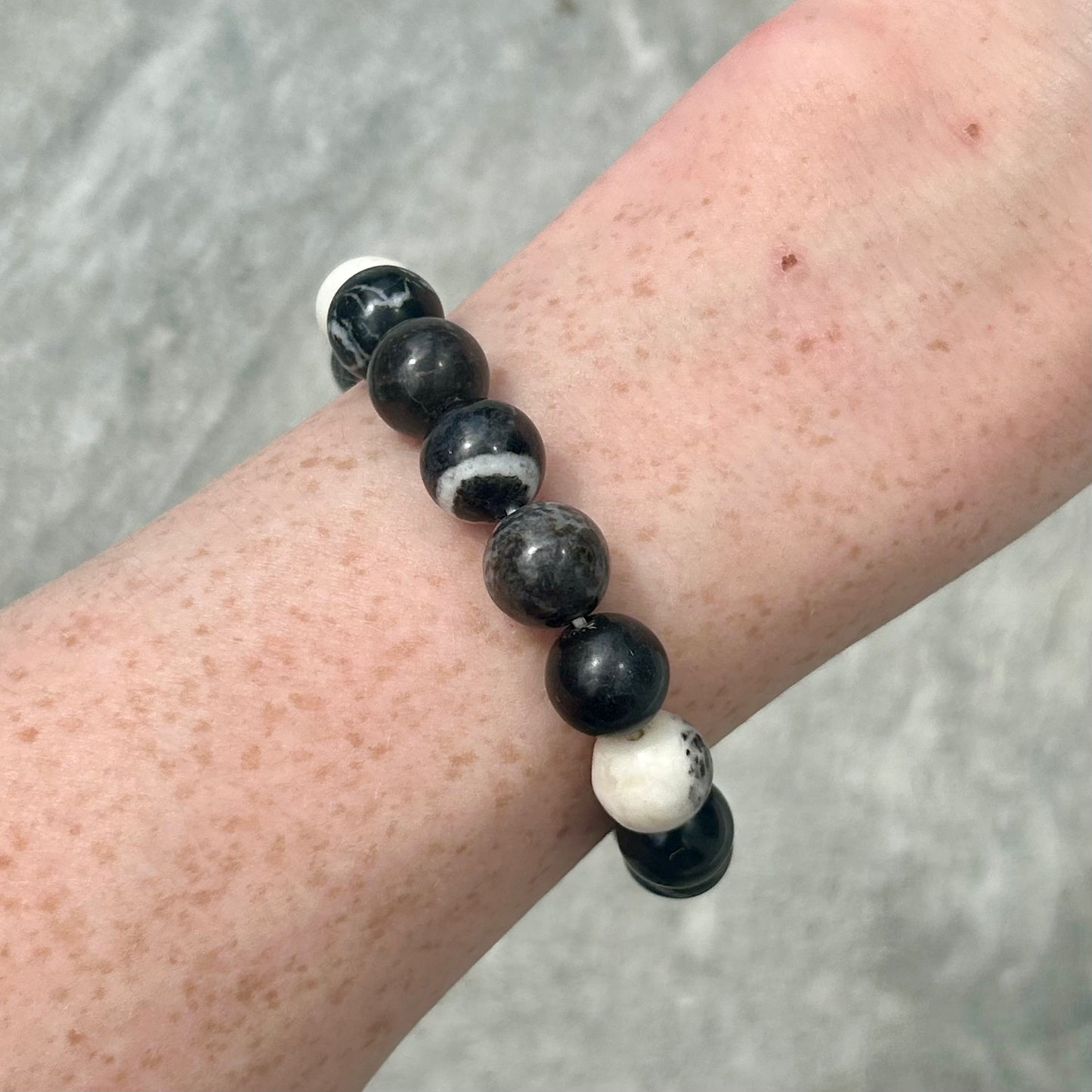 Zebra Jasper Bracelet 10mm
