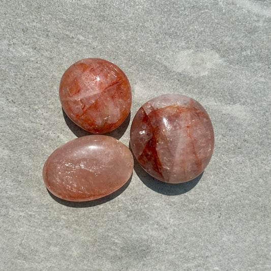 Fire Quartz Palmstones