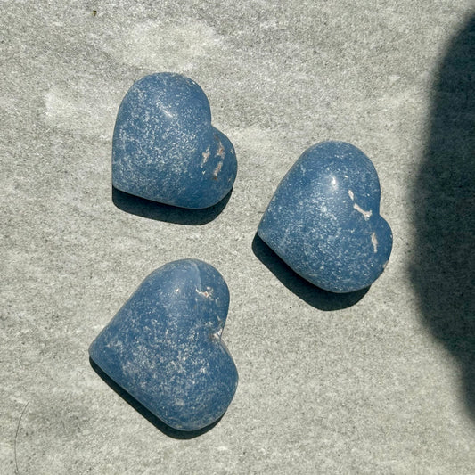 Angelite heart