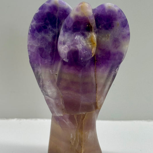 Purple Flourite Angle Carving 9.5cm