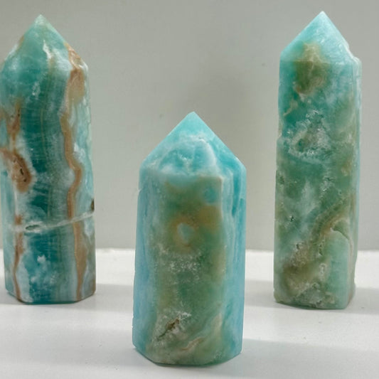 Blue Hemimorphite Toweres