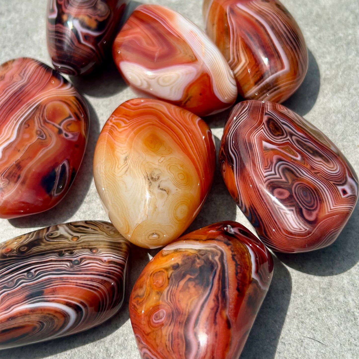 SardOnyx palm stones