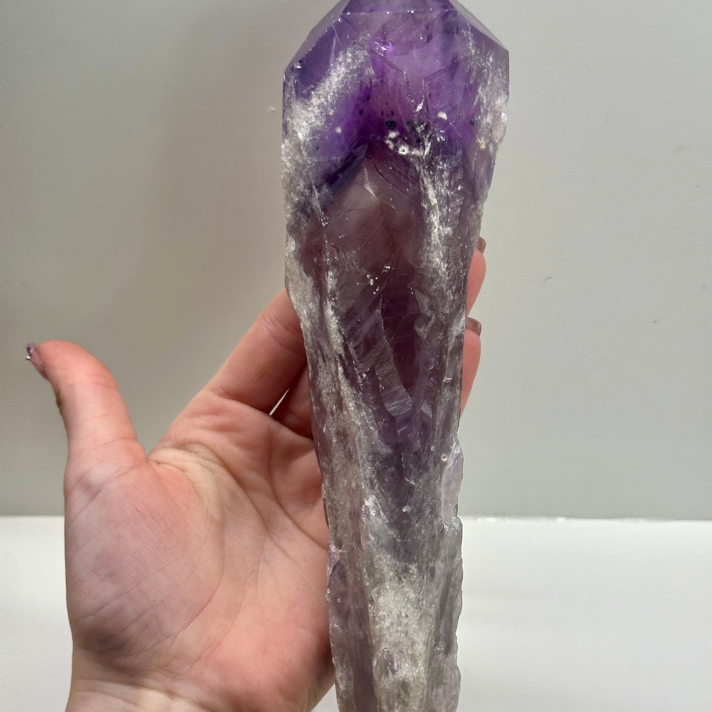 Amethyst Natural Root Wand