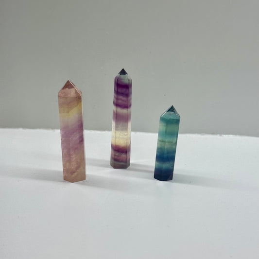 Mixed Flourite Towers 5.5cm