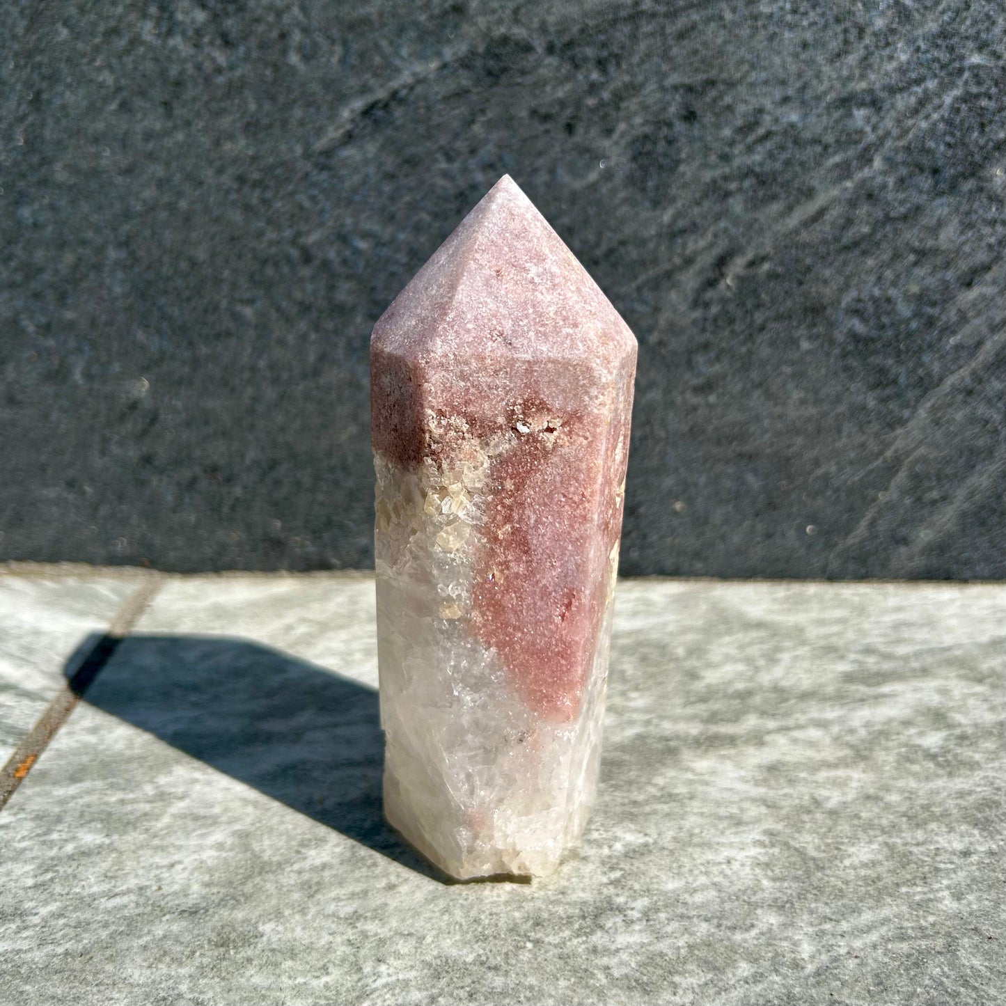 Pink Rose Quartz Tower