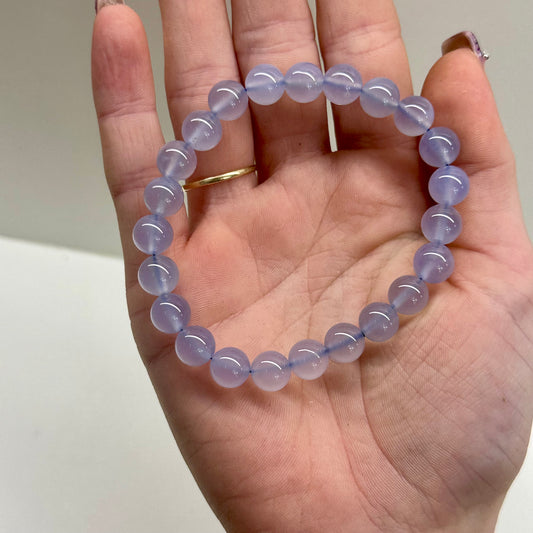 Blue Chalcedony 8mm Bracelet
