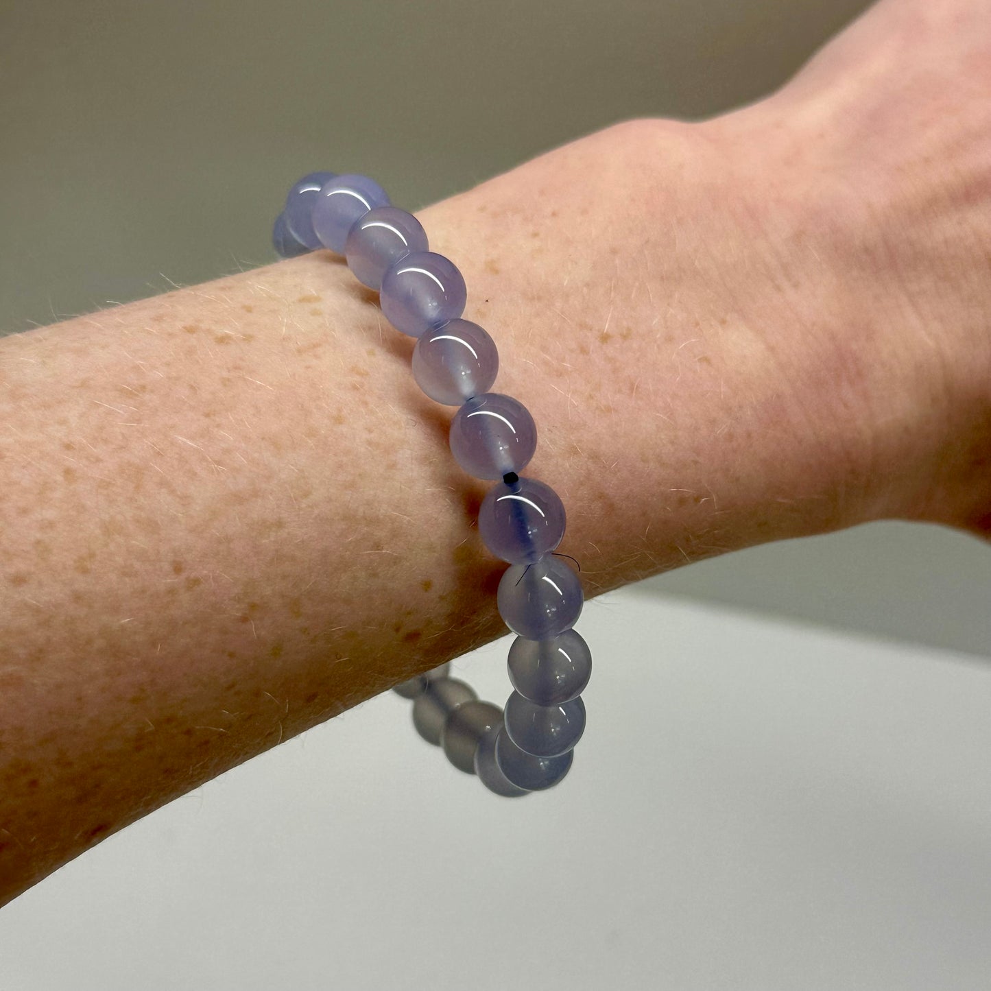Blue Chalcedony 8mm Bracelet