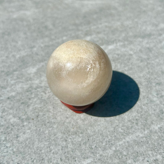 White Moonstone Sphere