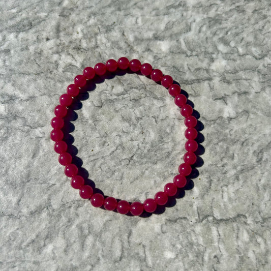 Ruby Bracelet 6mm