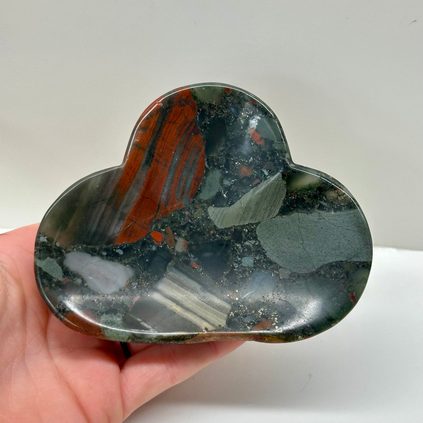 Blood Stone Medium Cloud Bowl (10.5cm)