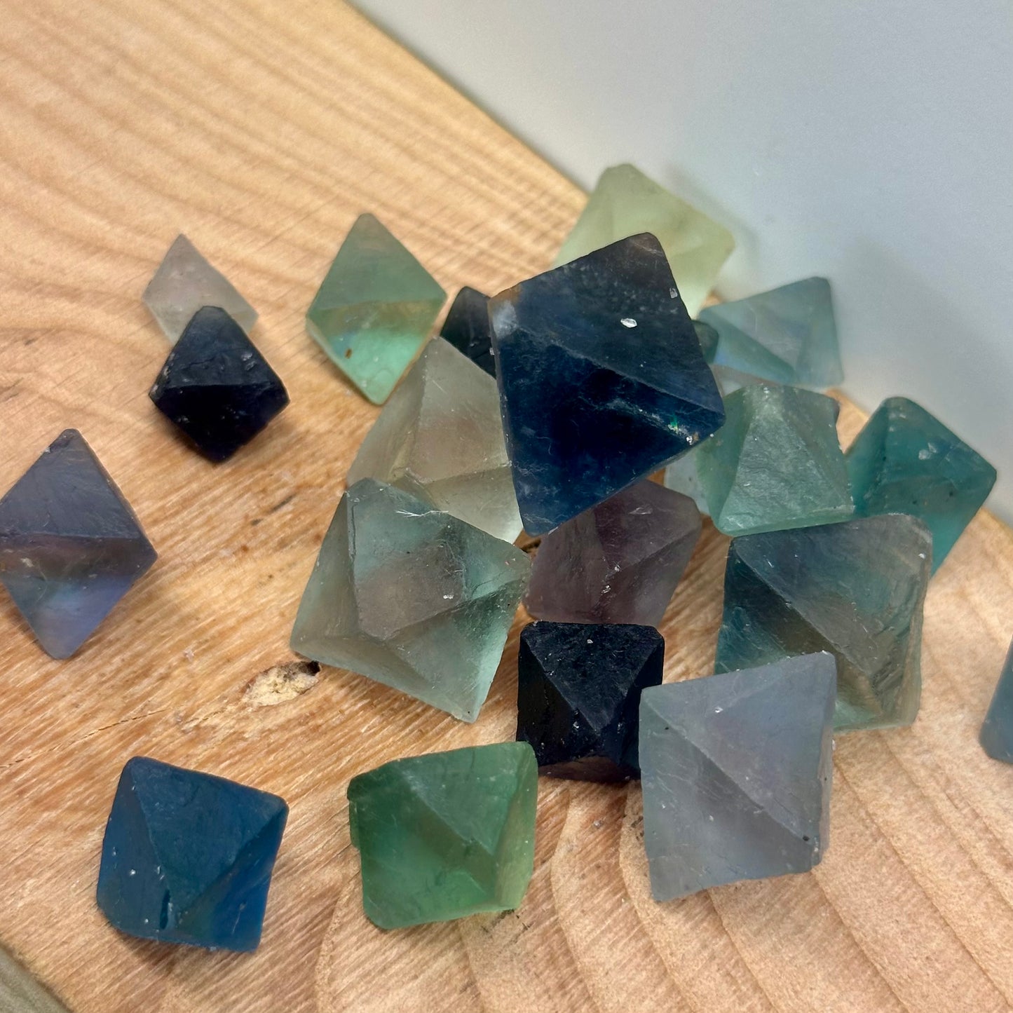 Natural Fluorite Diamonds