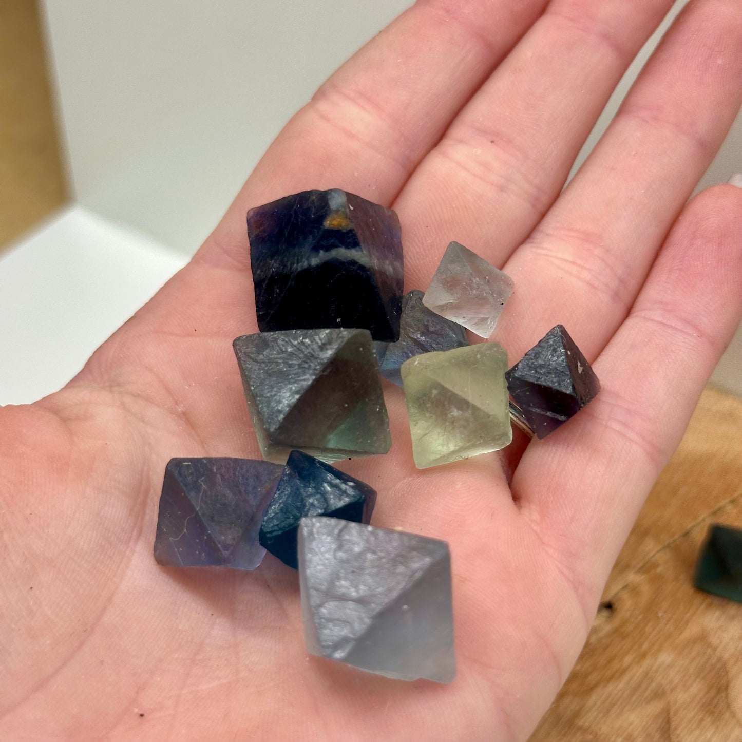 Natural Fluorite Diamonds