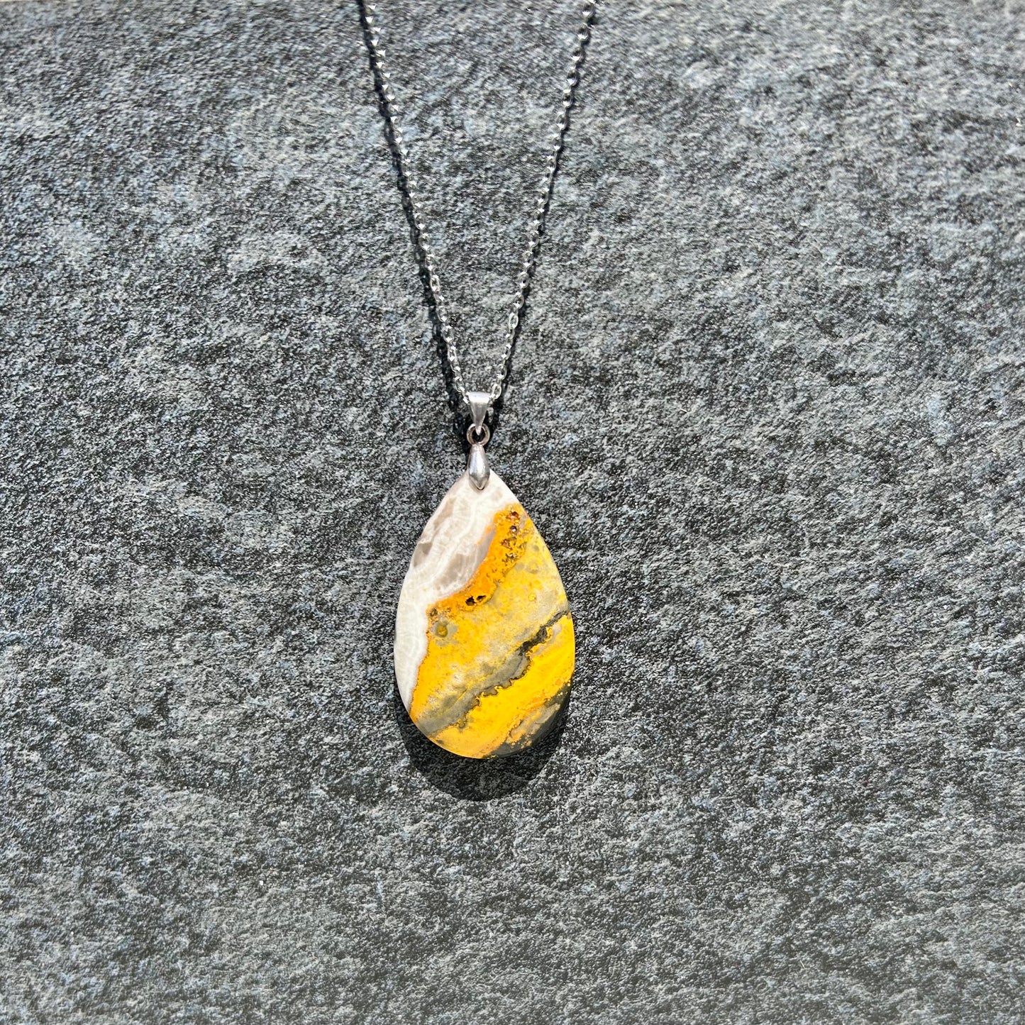 Bumble Bee Jasper Pendant Style 1