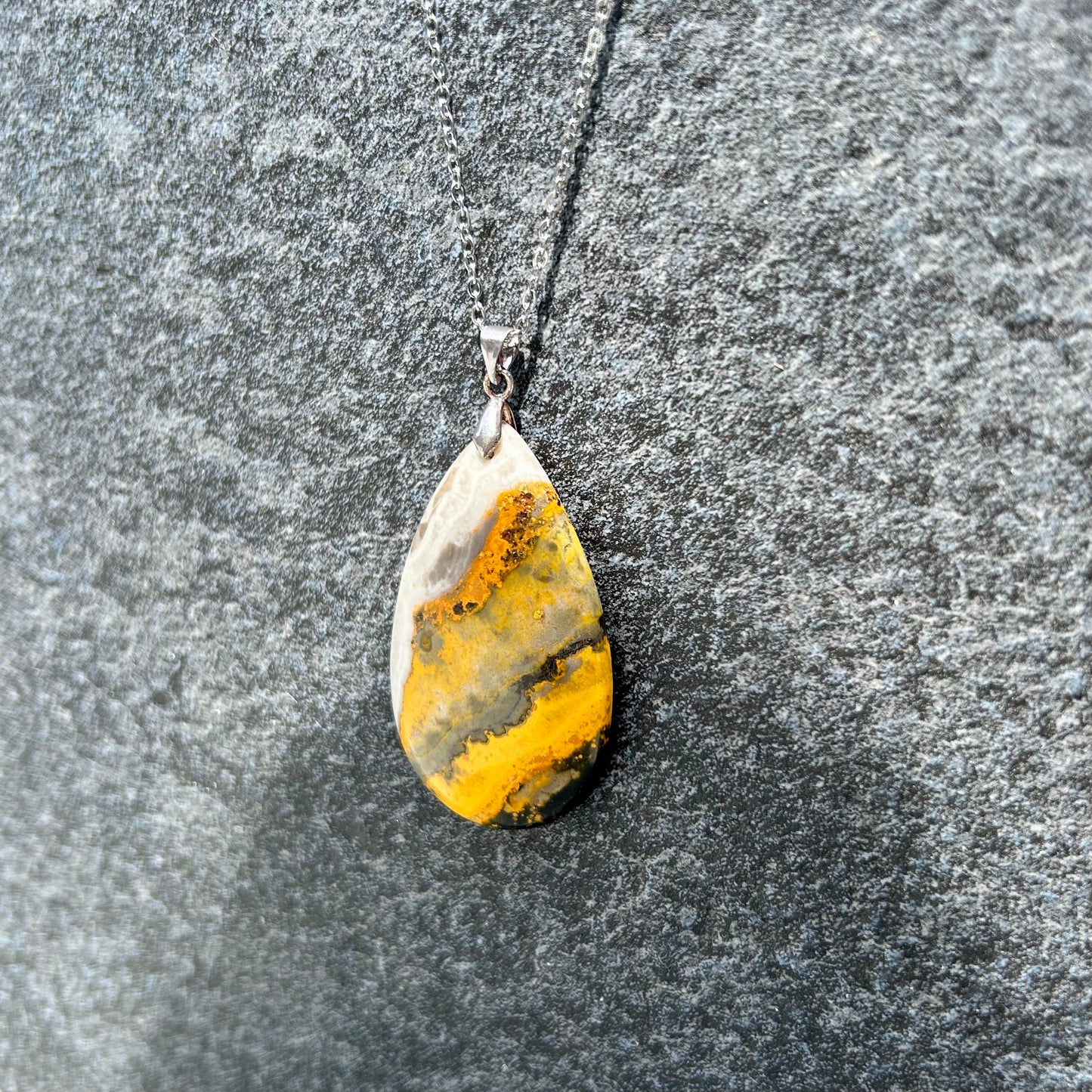 Bumble Bee Jasper Pendant Style 1