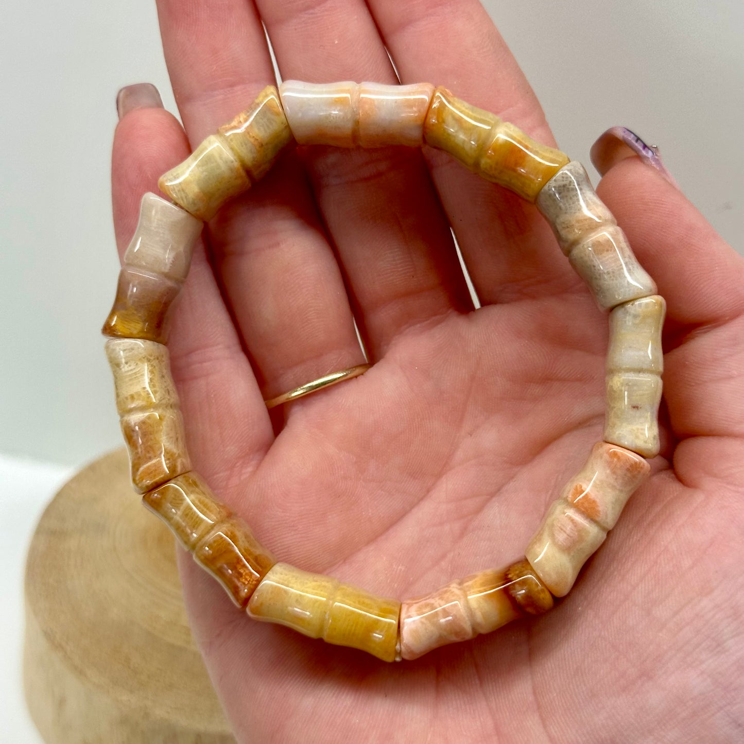 Coral Bangled Bracelets