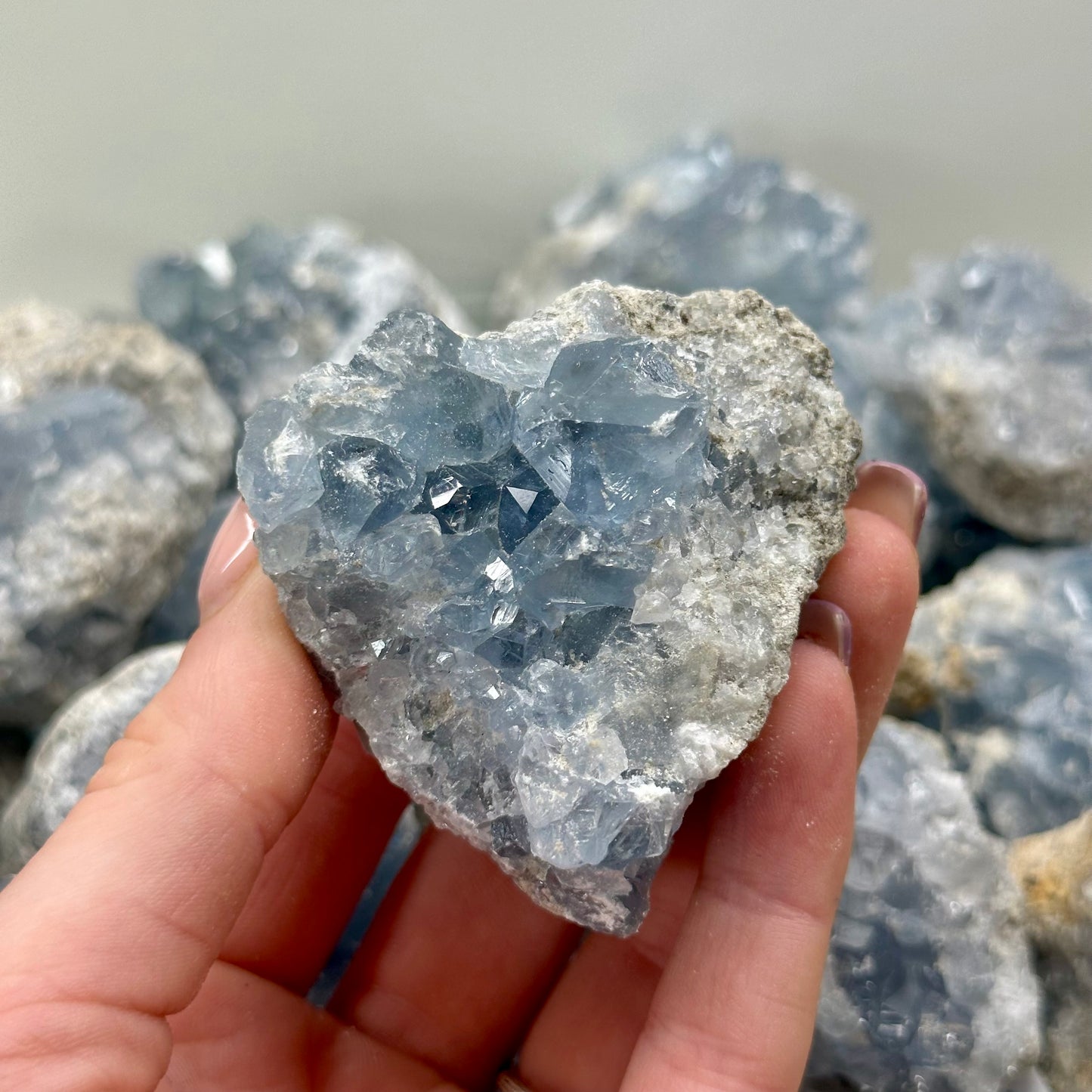 Raw Blue Celestite