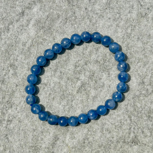 High Grade Blue Kynite Bracelet 8mm