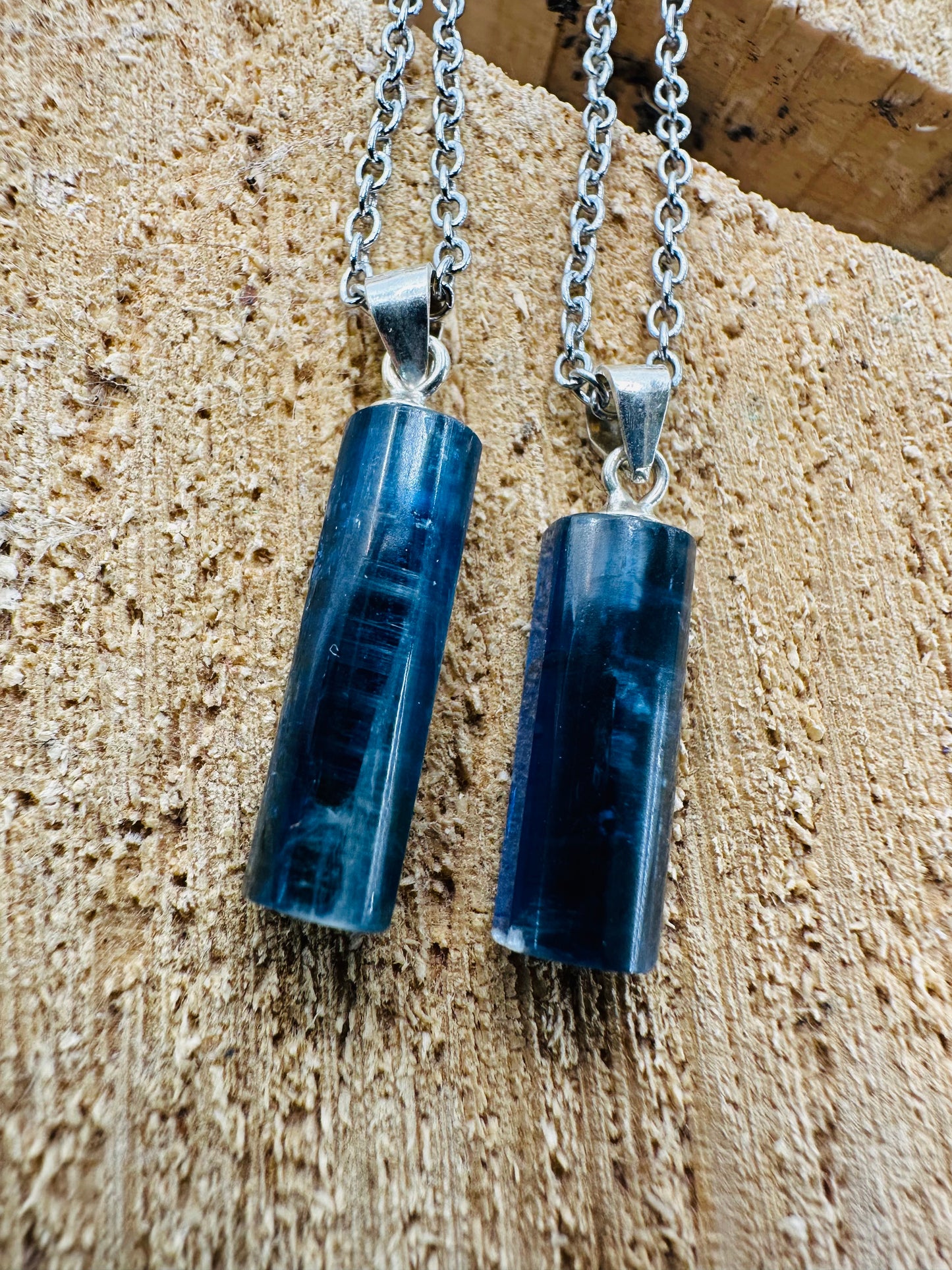 925 High Grade Kyanite Pendant