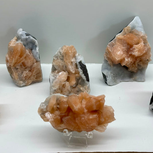 Pink Still Bite And Apophyllite Raws
