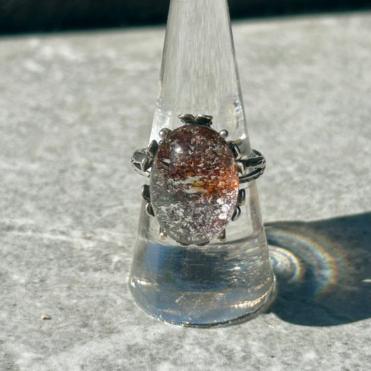 Garden Quartz Adjustable 925 Ring