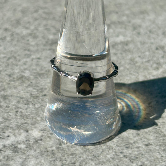 Hypersthene Adjustable 925 Ring