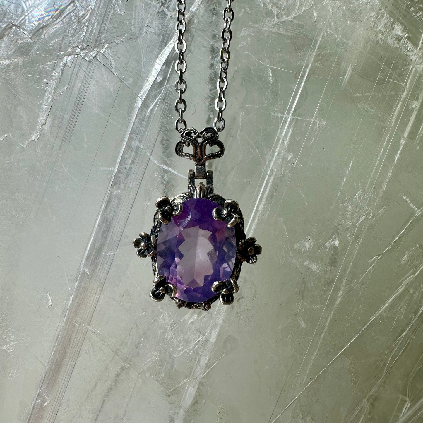 Lavender MoonStone Pendant