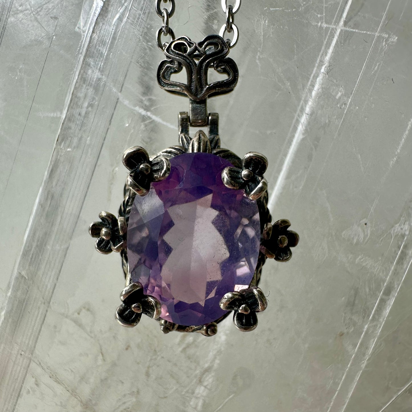 Lavender MoonStone Pendant