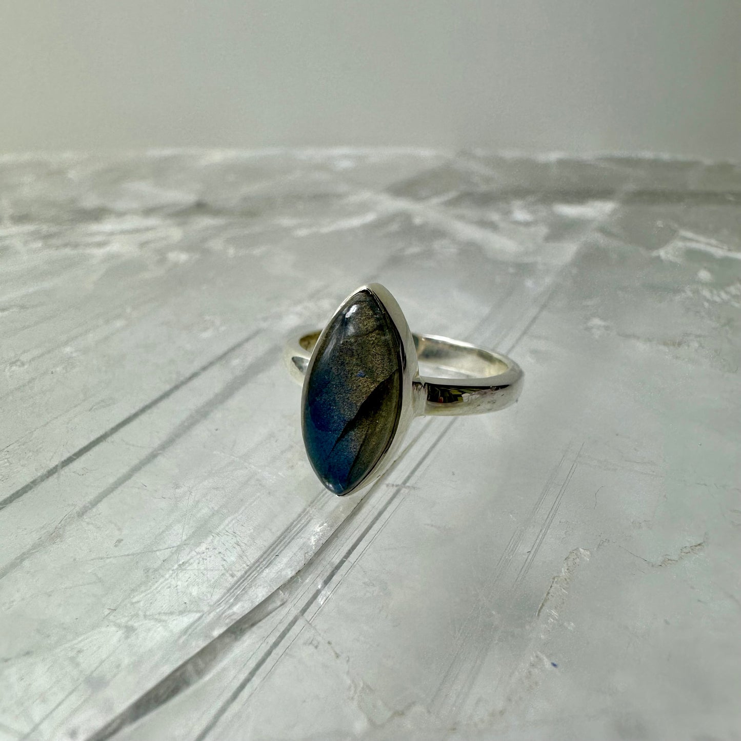 Labradorite (Size N/O) Ring