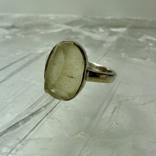 Libyan Desert Glass (Size O/P) Ring