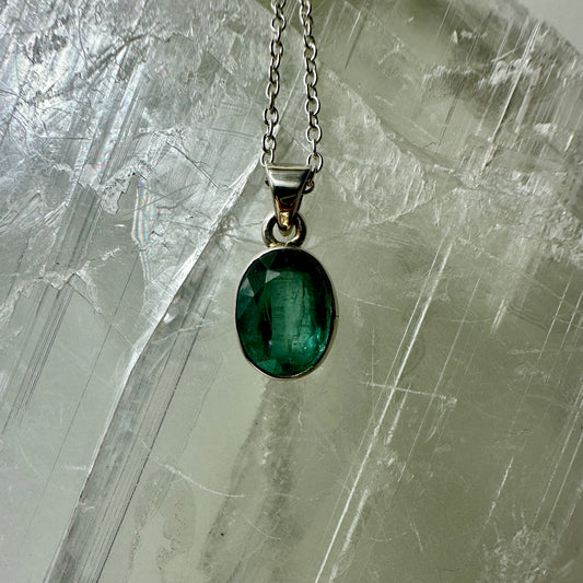 Green Kyanite Pendant