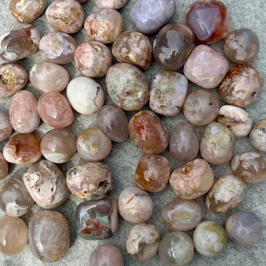 Flower Agate Tumbles