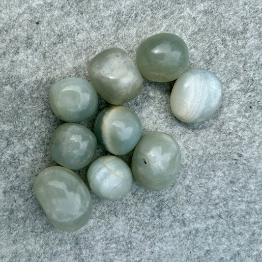 Green MoonStone Tumbles