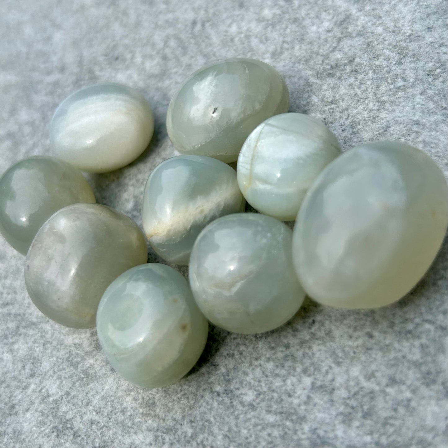 Green MoonStone Tumbles