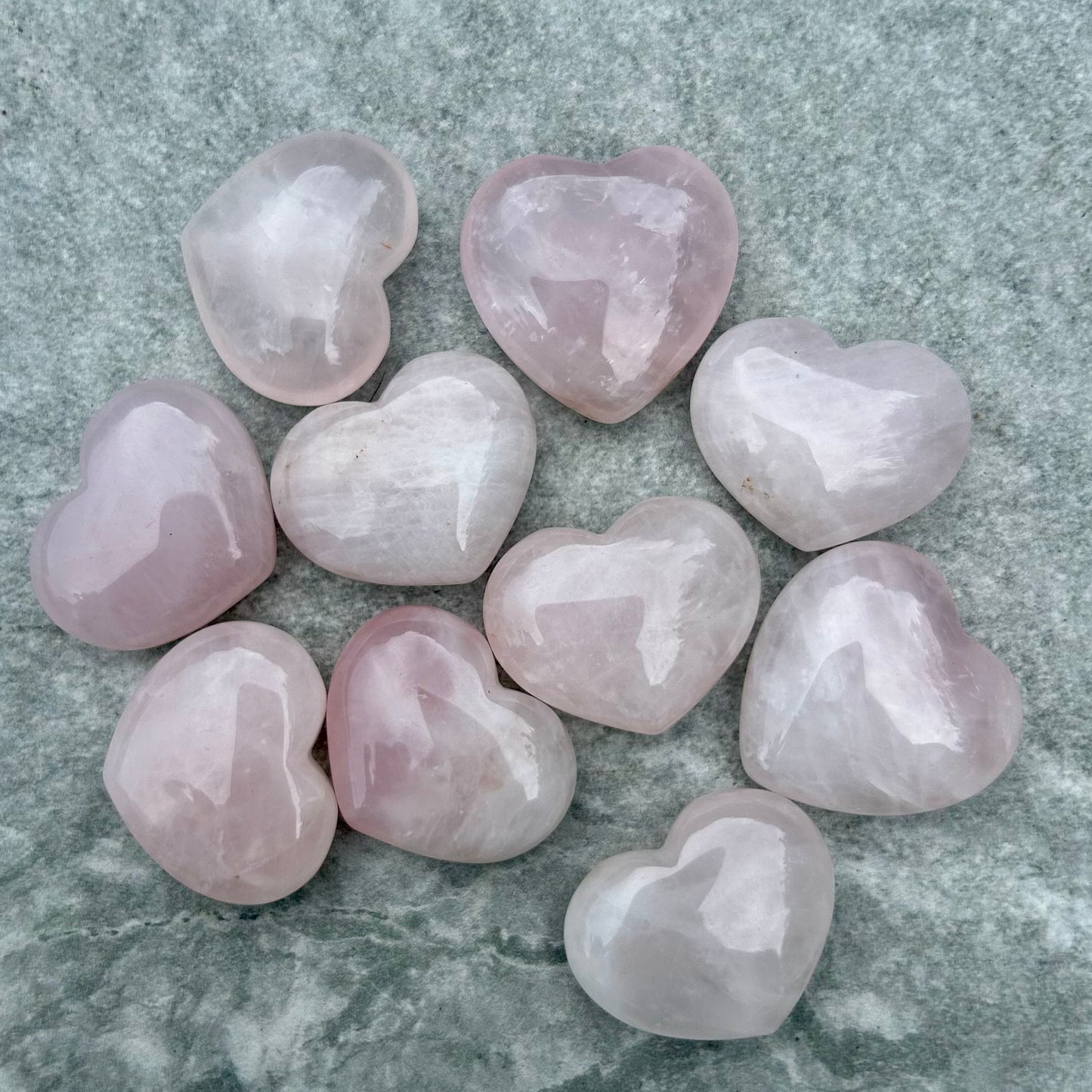 Rose Quartz Hearts