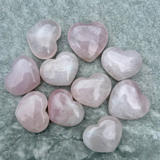 Rose Quartz Hearts