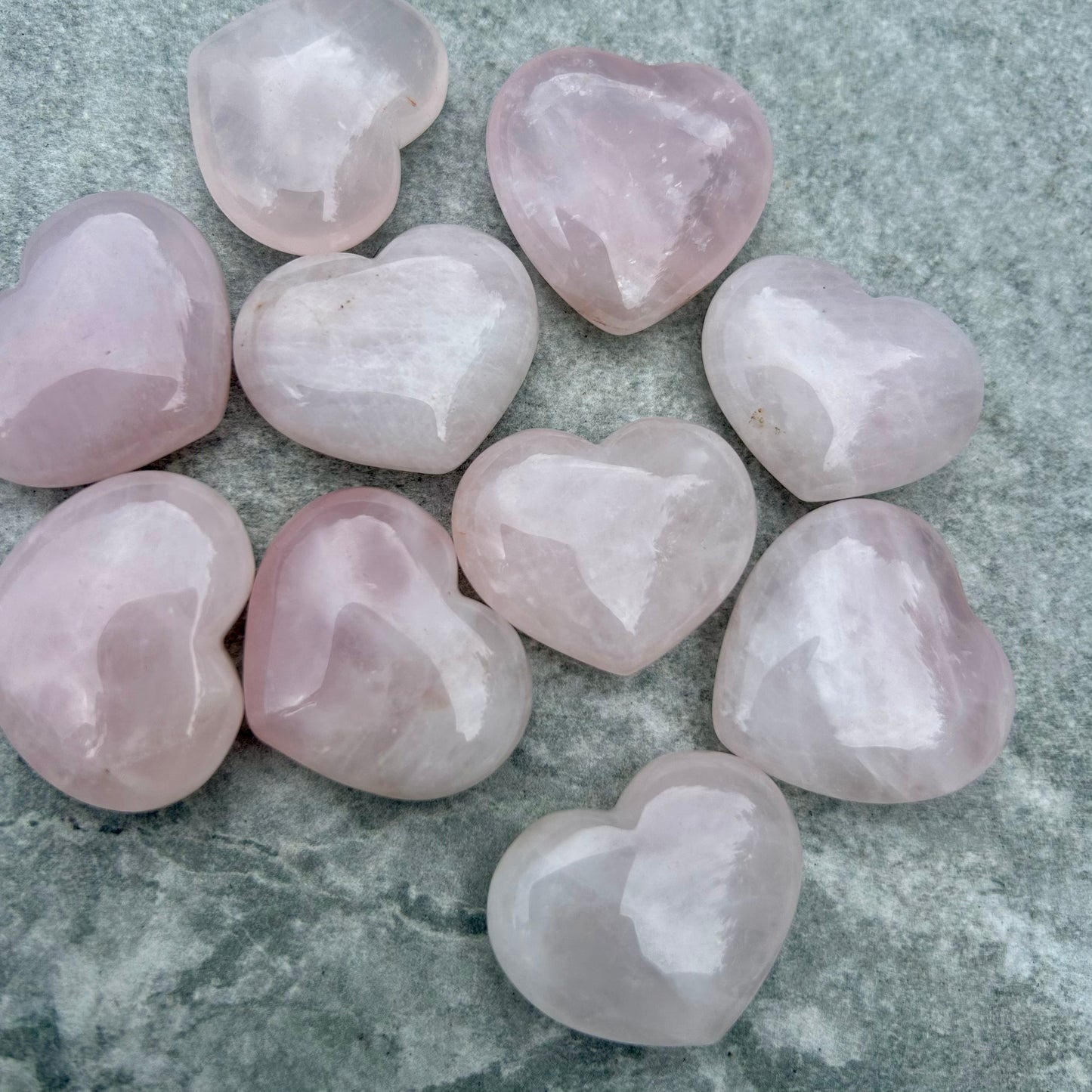 Rose Quartz Hearts