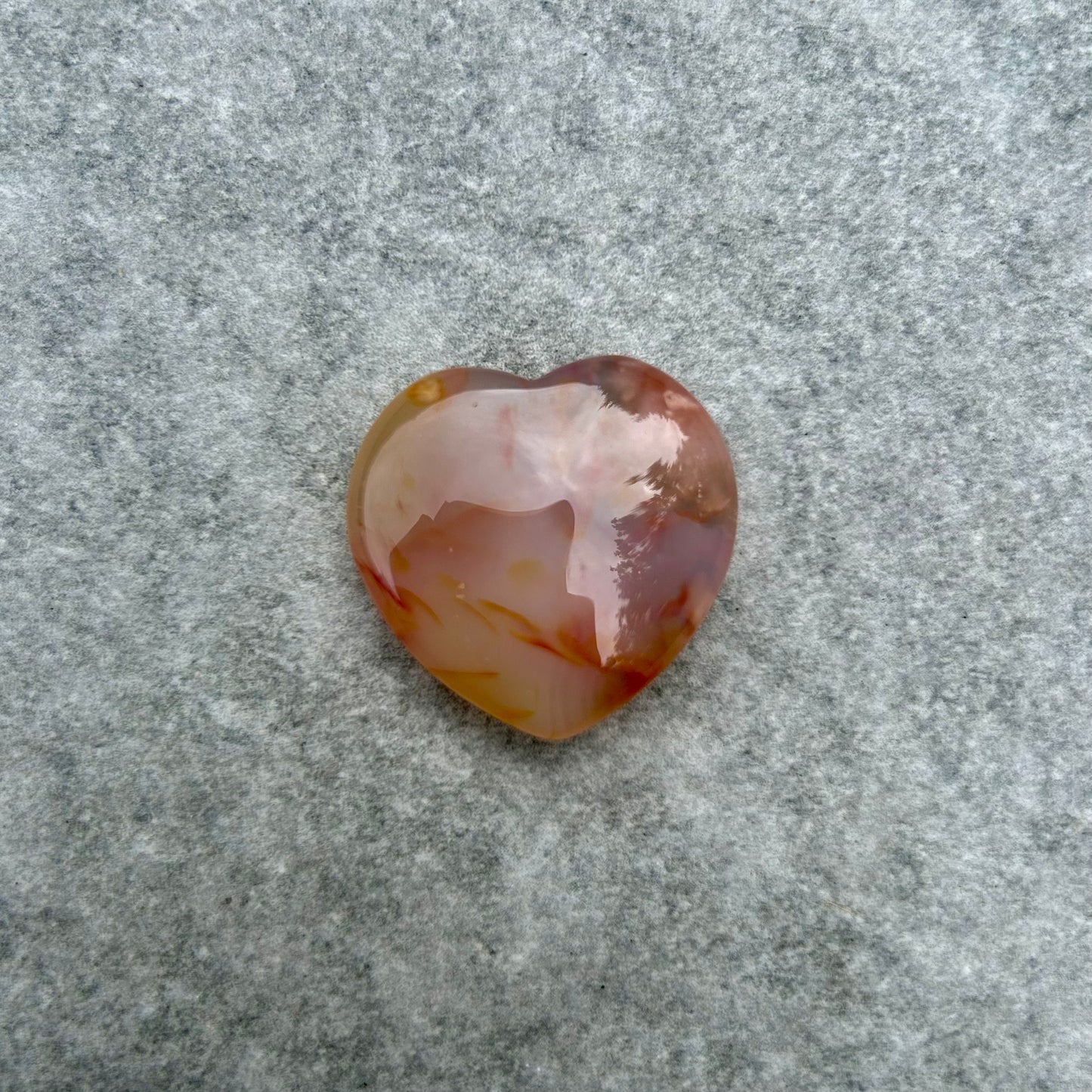 Flower Agate Hearts