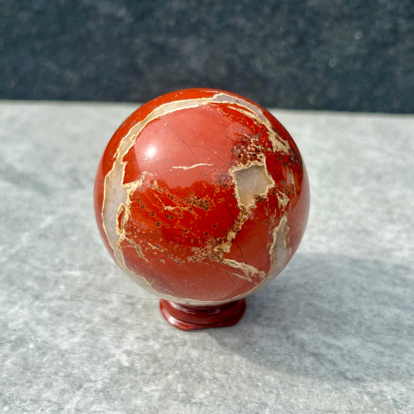Red Jasper Sphere