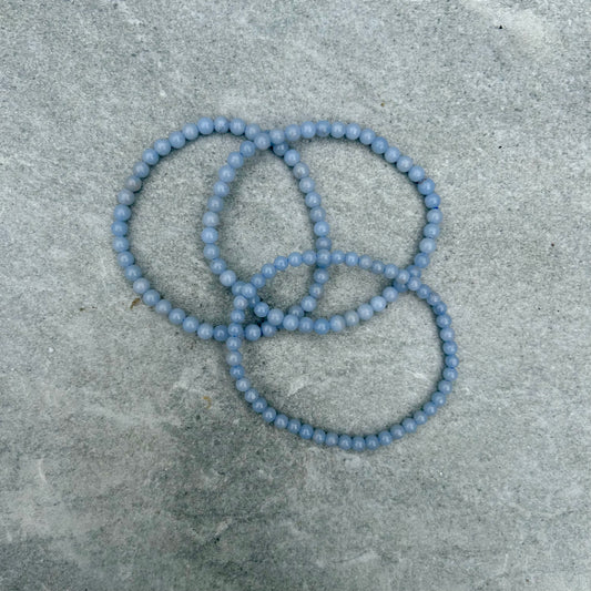 Angelite Bracelete 4mm