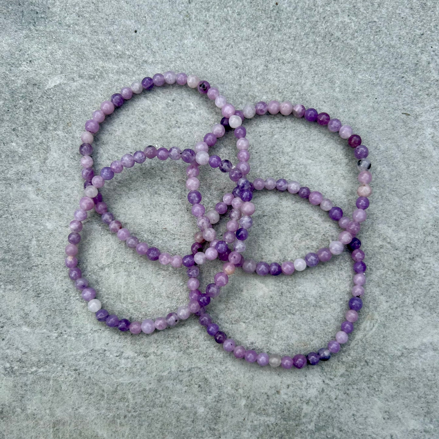 Lepidolite Bracelet 4mm