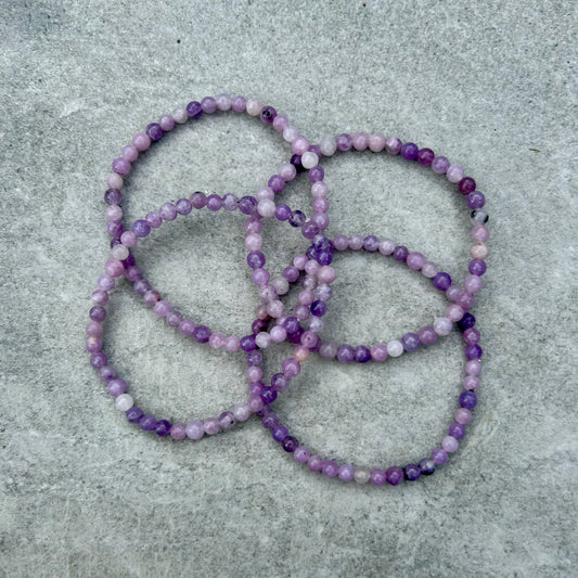 Lepidolite Bracelet 4mm