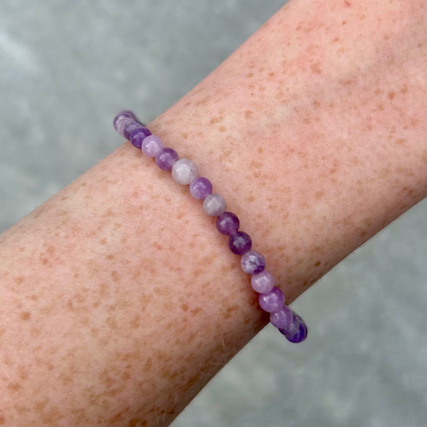 Lepidolite Bracelet 4mm