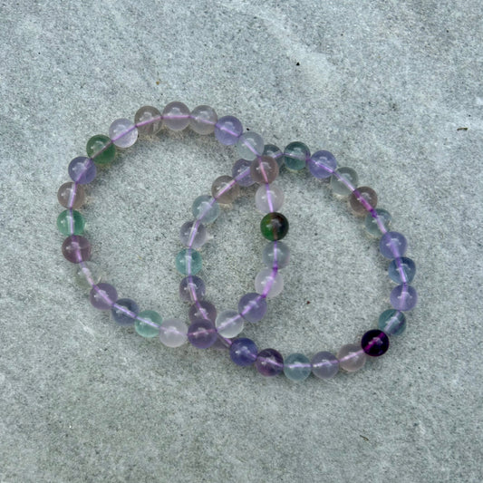 Lavender Fluorite Bracelet 8mm